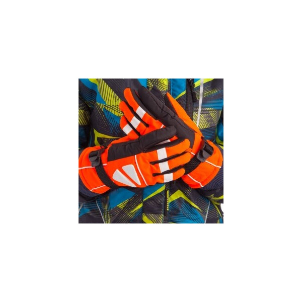 

Перчатки горнолыжные теплые детские Zelart C-0533 р-р L-XL Orange