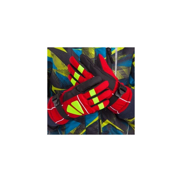 

Перчатки горнолыжные теплые детские Zelart C-0533 р-р L-XL Red