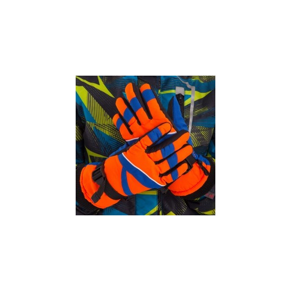 

Перчатки горнолыжные теплые детские Zelart C-51 р-р L-XL Orange
