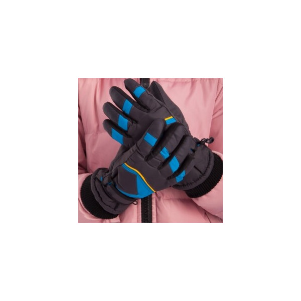 

Перчатки горнолыжные теплые детские Zelart C-5522 р-р M-L Black