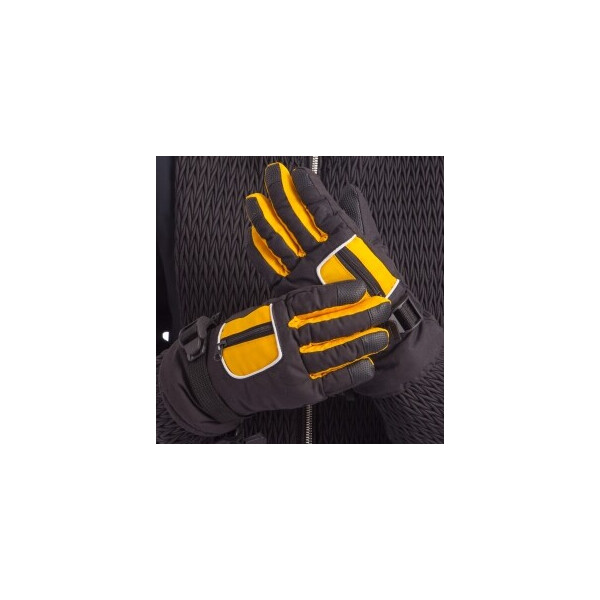 

Перчатки горнолыжные теплые детские Zelart C-7706 р-р L-XL Yellow