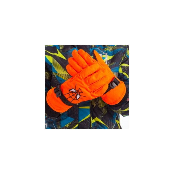 

Перчатки горнолыжные теплые детские Zelart SPIDERMAN C-6572 р-р L -XL Yellow