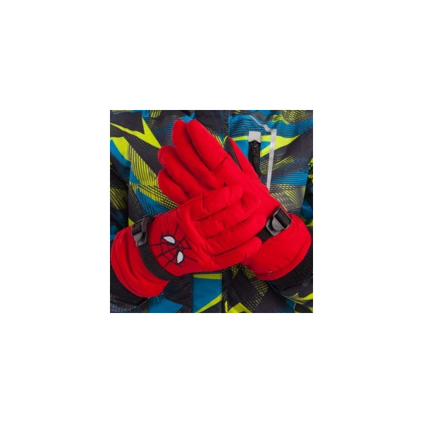 

Перчатки горнолыжные теплые детские Zelart SPIDERMAN C-6572 р-р L-XL Red