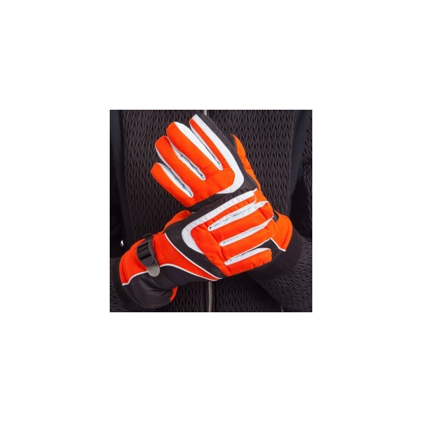 

Перчатки горнолыжные теплые женские Zelart B-3737 р-р L-XL Orange