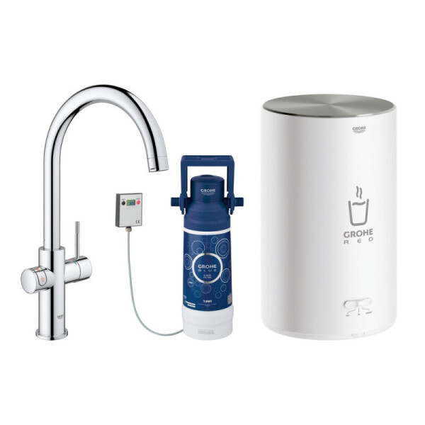 Смеситель для кухни с бойлером Grohe EX Red Duo 30083001 M-size