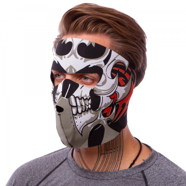

Маска ветрозащитная Tribal Skull MS-4344-4 Черная
