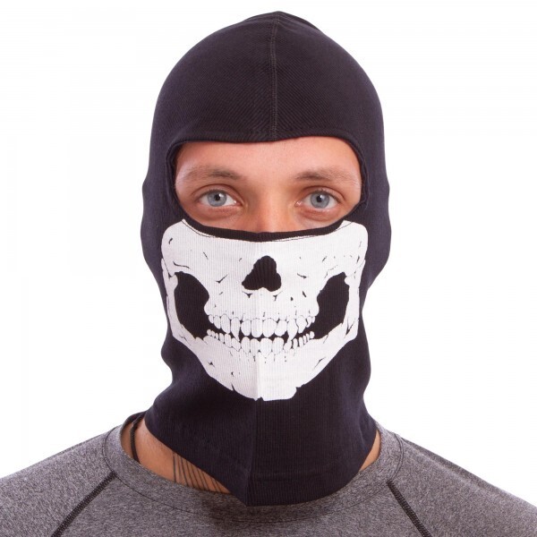 

Балаклава Skull MS-4824-1 Черно-Белая
