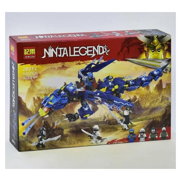 

Конструктор Jemlou Ninja Legend 20012 (24) quot;Вестник буриquot;, 500 деталей
