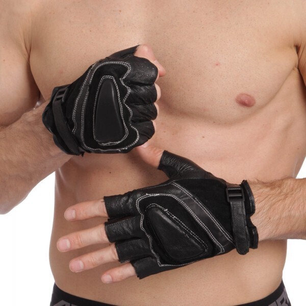 

Перчатки для кроссфита и воркаута кожаные SPORT WorkOut BC-161 Black