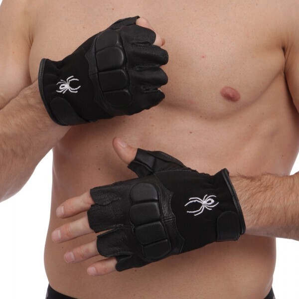 

Перчатки для кроссфита и воркаута кожаные SPIDER WorkOut BC-169 Black