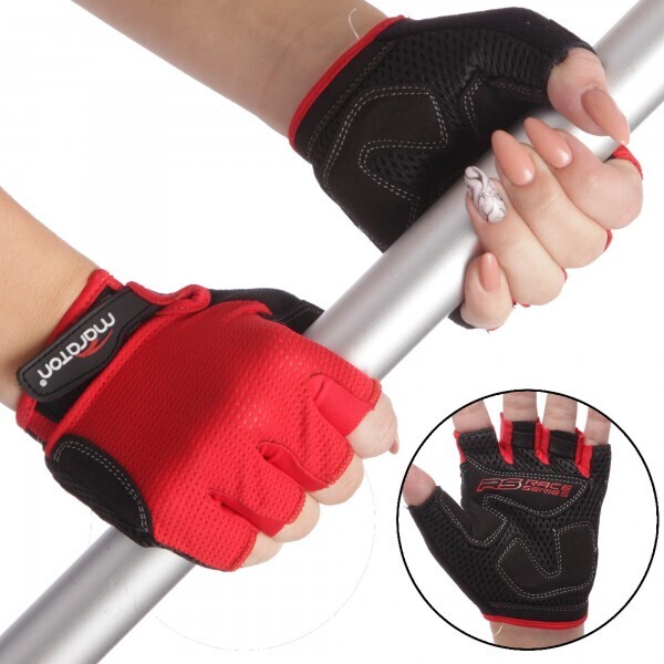 

Перчатки для фитнеса женские MARATON 01-1290B Red