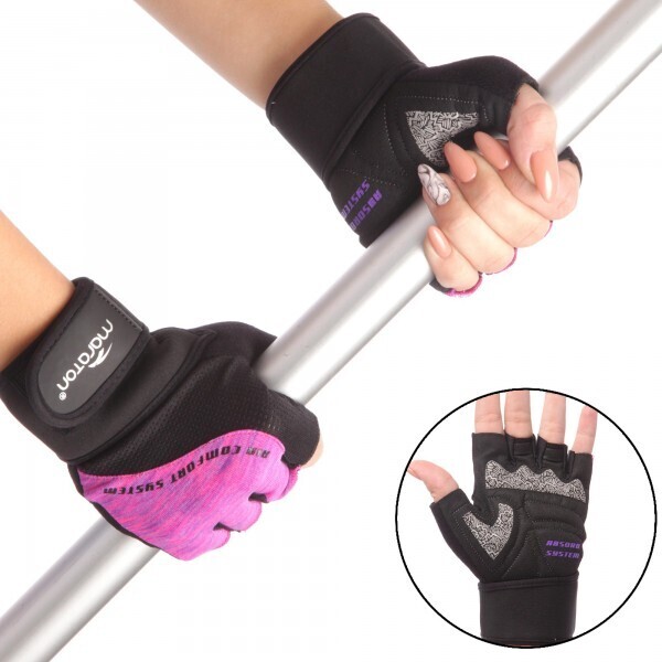 

Перчатки для фитнеса женские MARATON AI-04-1403 Pink