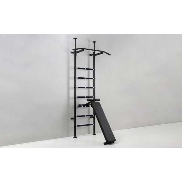 

Шведская стенка с турником, скамьей для пресса и спины Sport Power Lux L-4014 Black