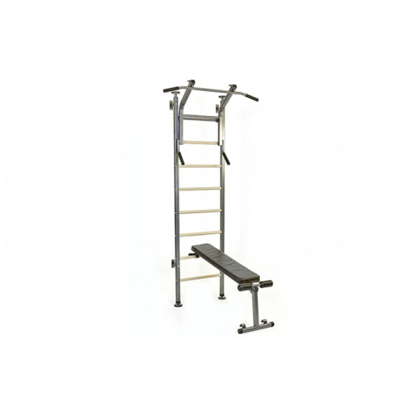

Шведская стенка с турником, скамьей для пресса и спины Титан L-4009 Black