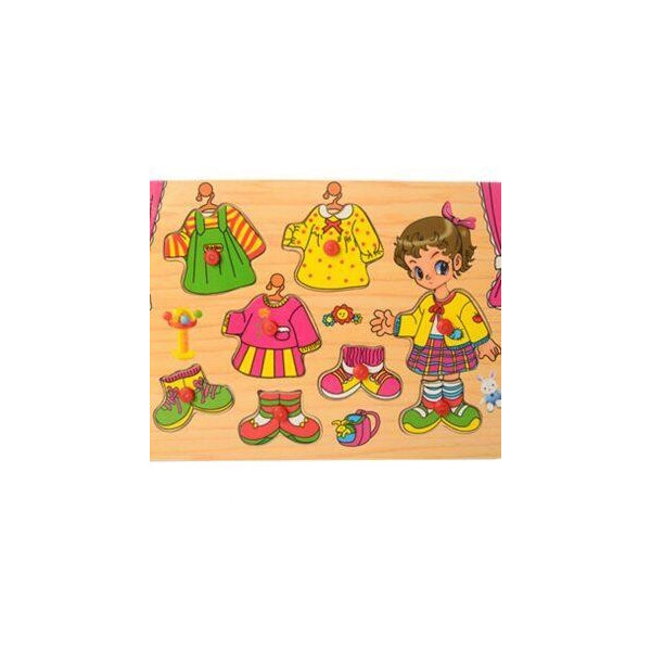 

Развивающая игрушка рамка-вкладыш Bambi MD 1305 с Девочкой1