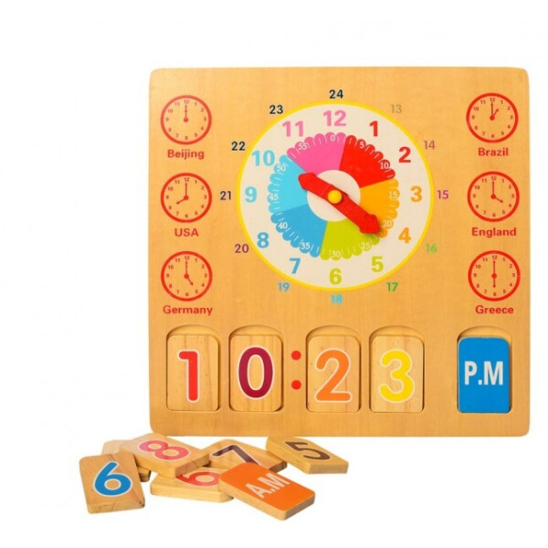 

Развивающая игрушка часы Bambi MD 2115 Цифры