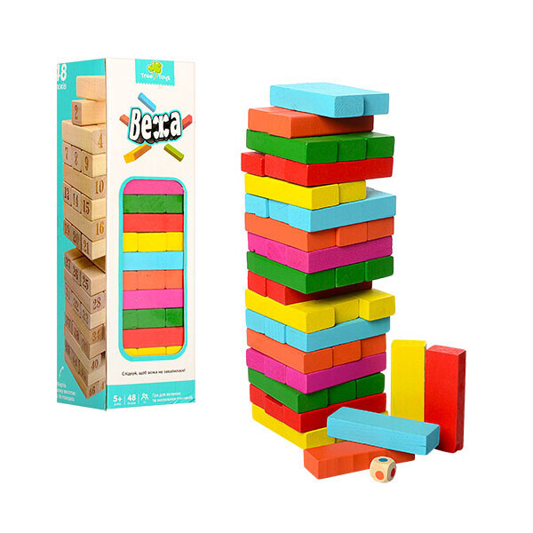 

Деревянная игрушка башня Bambi MD 1210