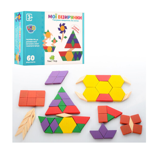 

Деревянная игрушка пазлы Bambi MD 0944