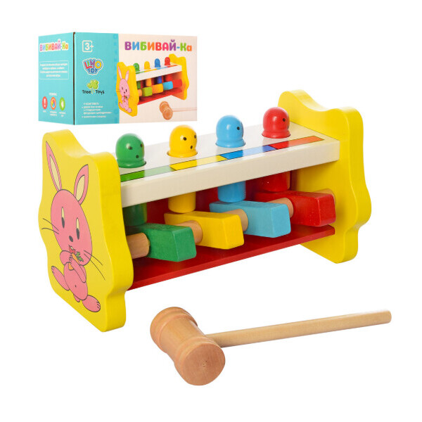 

Деревянная игрушка стучалка Bambi MD 0326