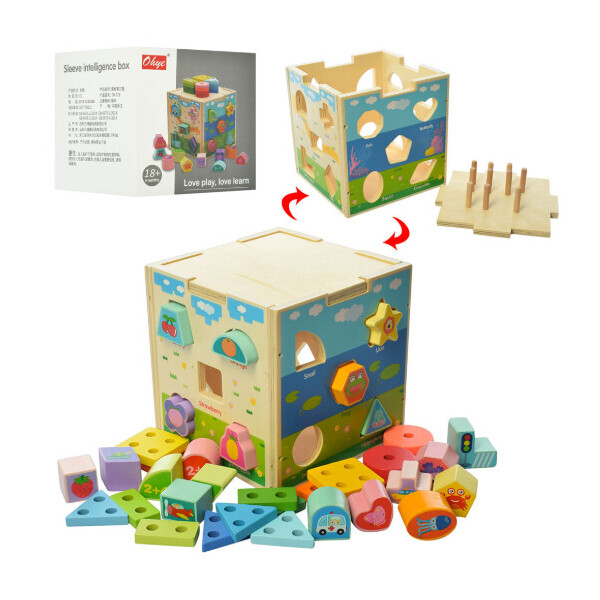 

Деревянная игрушка Центр развивающий Bambi MD 2071