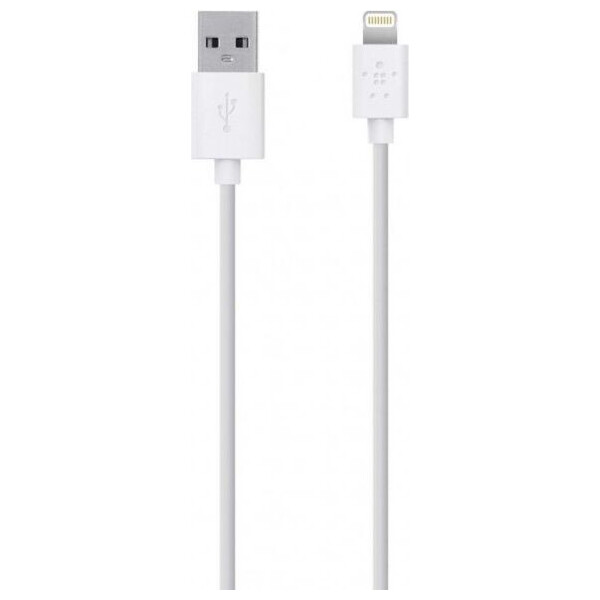 

Belkin USB 2.0 Lightning charge/sync cable 1.2 m White