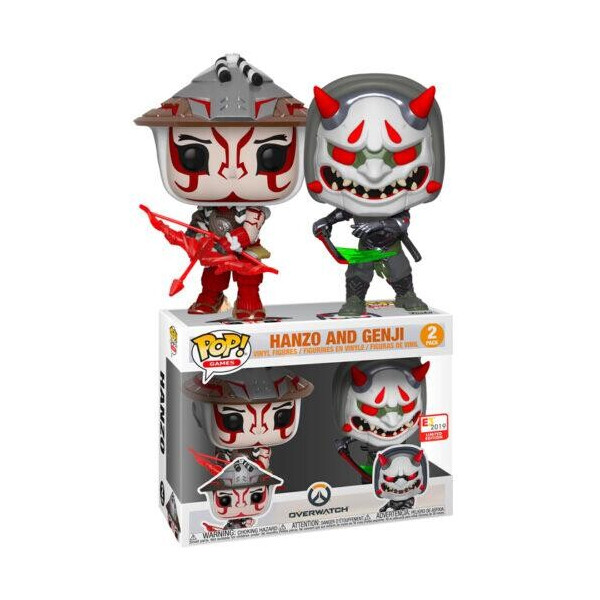 

Фигурка Funko Pop Фанко Поп Овервотч Хандзо и Генджи Hanzo and Genji Exclusive 10 см O HG 2 Pack