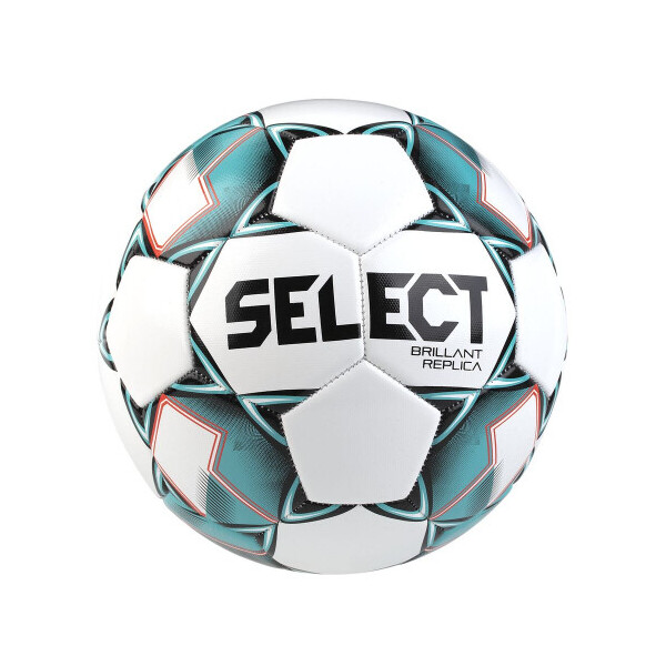 

Мяч футбольный SELECT Brillant Replica, бело/зеленый, №3