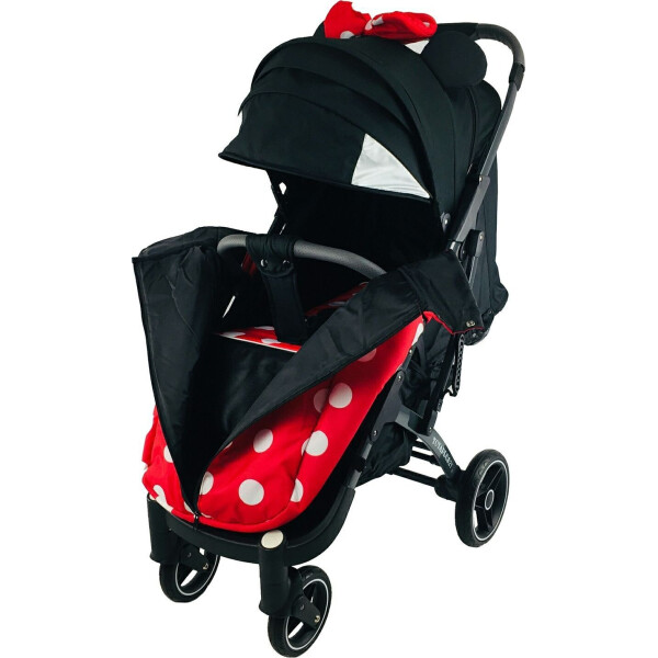 

Детская коляска прогулочная Yoya Plus Pro 21 на молнии с Бампером для кормления Минни