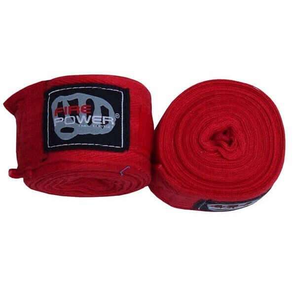 

Бинты боксерские FirePower FPHW4 Cotton 4,5м Красные
