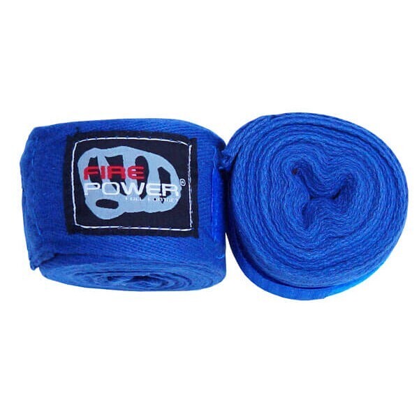 

Бинты боксерские FirePower FPHW4 Cotton 4,5м Синие