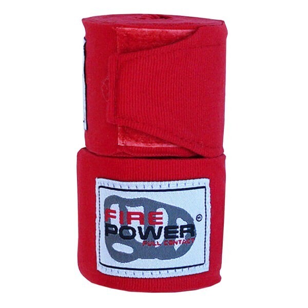

Бинты боксерские эластичные FirePower FPHW3 4,5м Красные