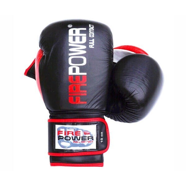 

Боксерские перчатки FirePower FPBG9 (10oz) Черные с красным