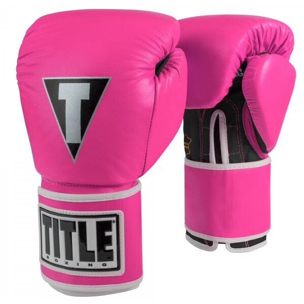 

Боксерские перчатки TITLE Boxing Limited PRO STYLE Leather Training (10oz) Розовые