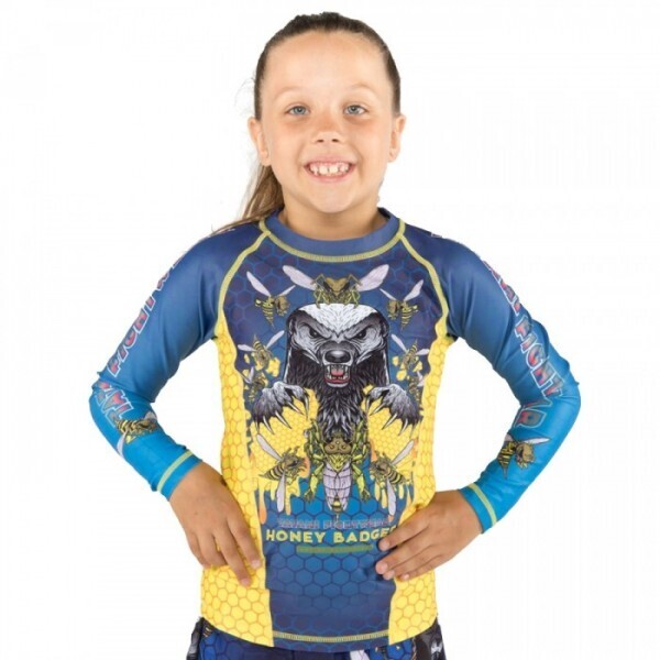 

Рашгард детский Tatami Fightwear Honey Badger V5 (YL) Принт