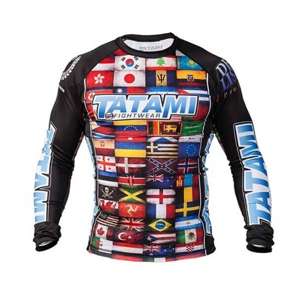 

Рашгард с длинным рукавом Tatami Fightwear Dean Lister Flags (M) Принт