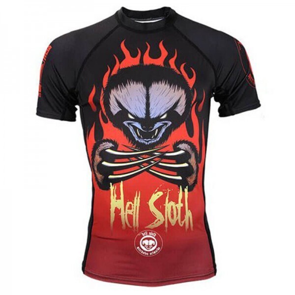 

Рашгард с коротким рукавом Meerkatsu Hell Sloth (M) Принт