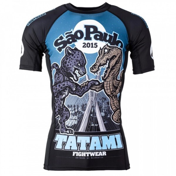 

Рашгард с коротким рукавом Tatami Fightwear Sao Paulo (XS) Принт