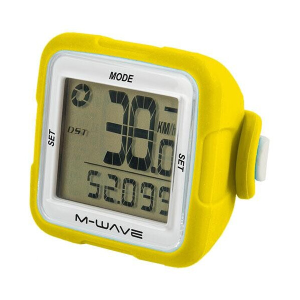 

Велокомпьютер M-Wave 14 функций беспроводной желтый (A-L-0073)