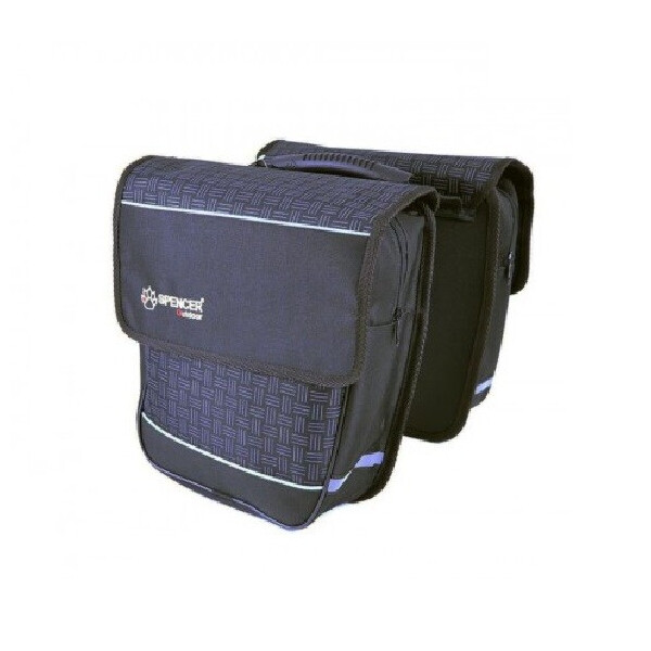 

Велосумка на багажник Spencer 2-х секционная 18л, черный (SAKB06)