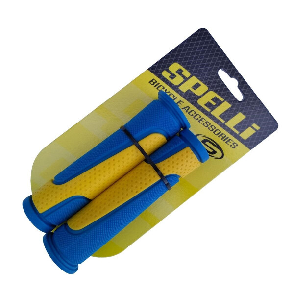 

Грипсы Spelli SBG-6708L желто/голубые (SBG-6708L-ylw)