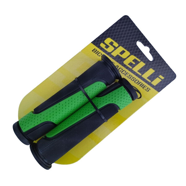

Грипсы Spelli SBG-6708L черно/зеленые (SBG-6708L-green)