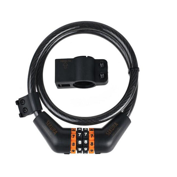 

Замок велосипедный Sekura KB204 кодовый 12 х 850 (A-Z-0104)
