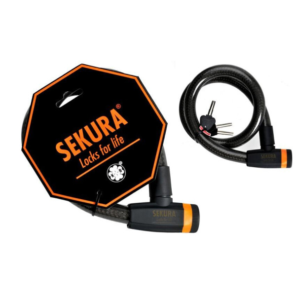 

Замок велосипедный Sekura KB404 под ключ 25х100 (A-Z-0049)