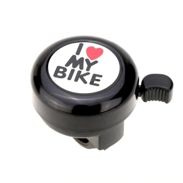 

Звонок DN BL-005 I love my bike, черный (BL-005-black)