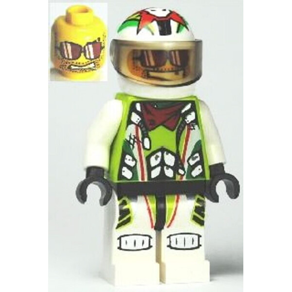 

LEGO City Team X-treme Daredevil 3 (MAX-treme) - Standard Helmet (wr021)