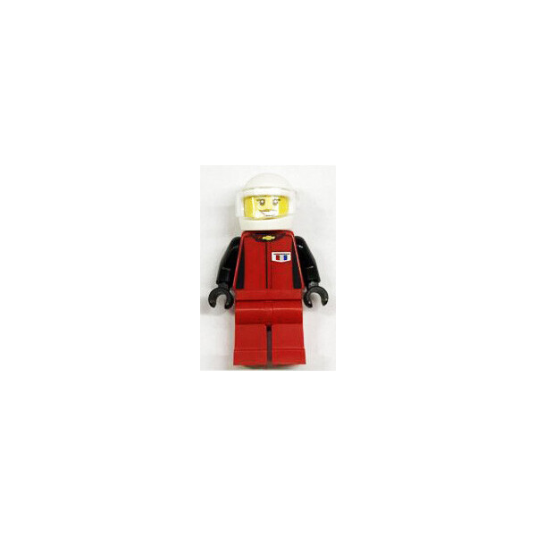 

LEGO City Девушка гонщик в красно-черной форме от chevrolet camaro (town0239)