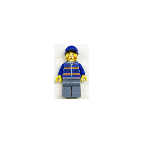 

LEGO City Инженер в синей куртке и кепке (town0229)