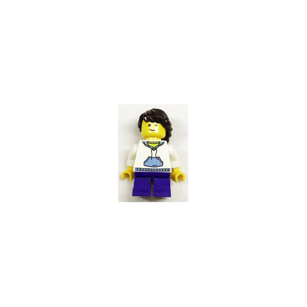 

LEGO City Маленькая девочка в белой кофте с синим капюшоном (town0230)