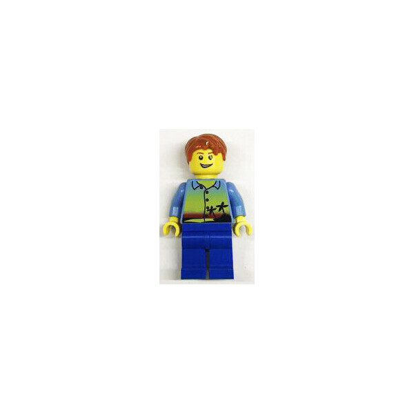 

LEGO City Парень в рубашке с принтом острова и пальм (town0286)