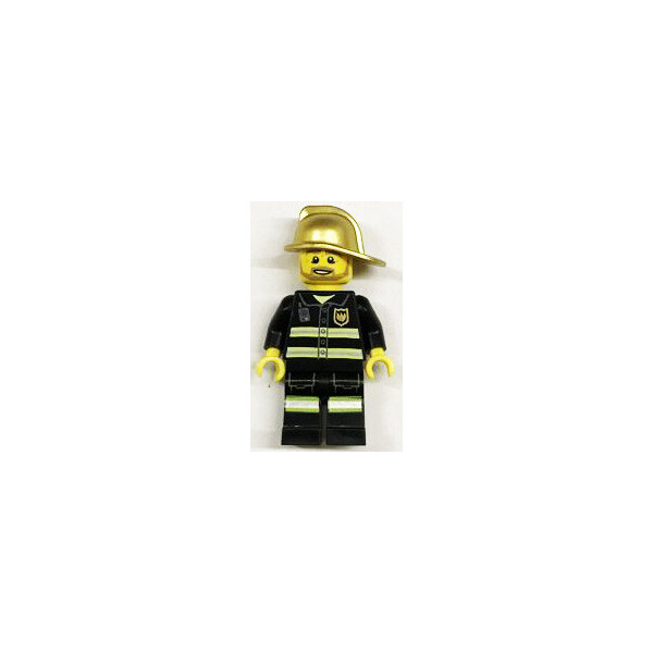 

LEGO City Пожарник в светоотражающем костюме и в пожарной каске (town0235)